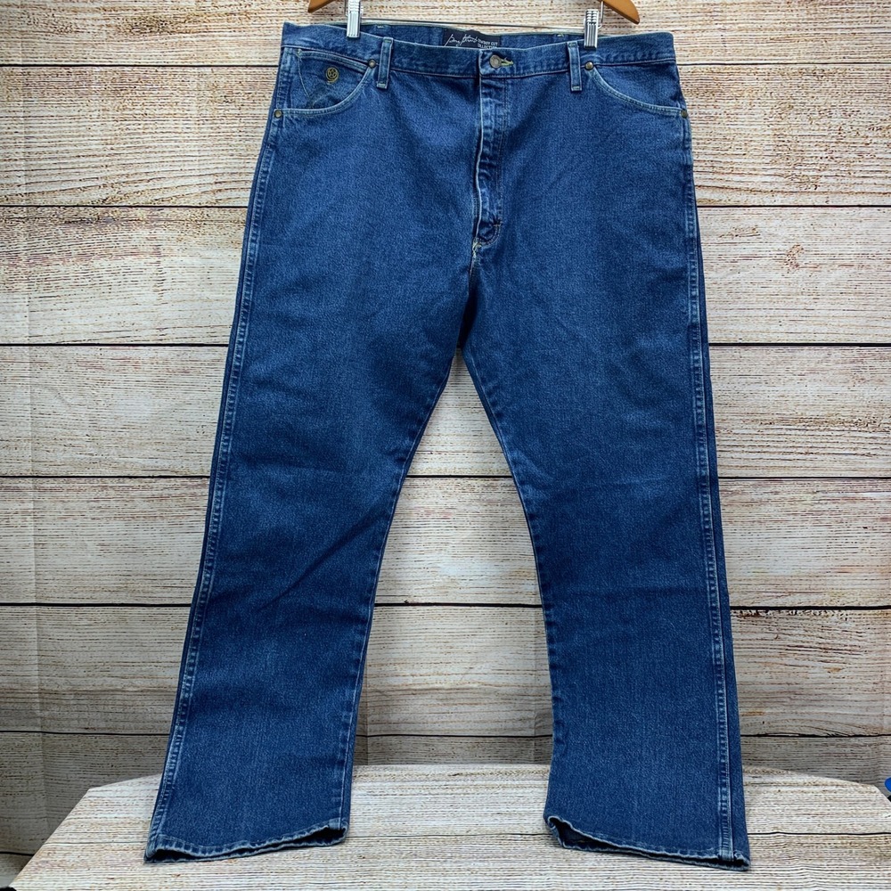 Wrangler‎ George Straight Cowboy Cut Series Jeans [Mens 42x32] Stone Denim
